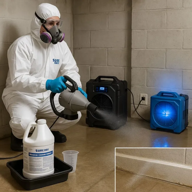 Sanitization and Odor Removal process in Milford, OH