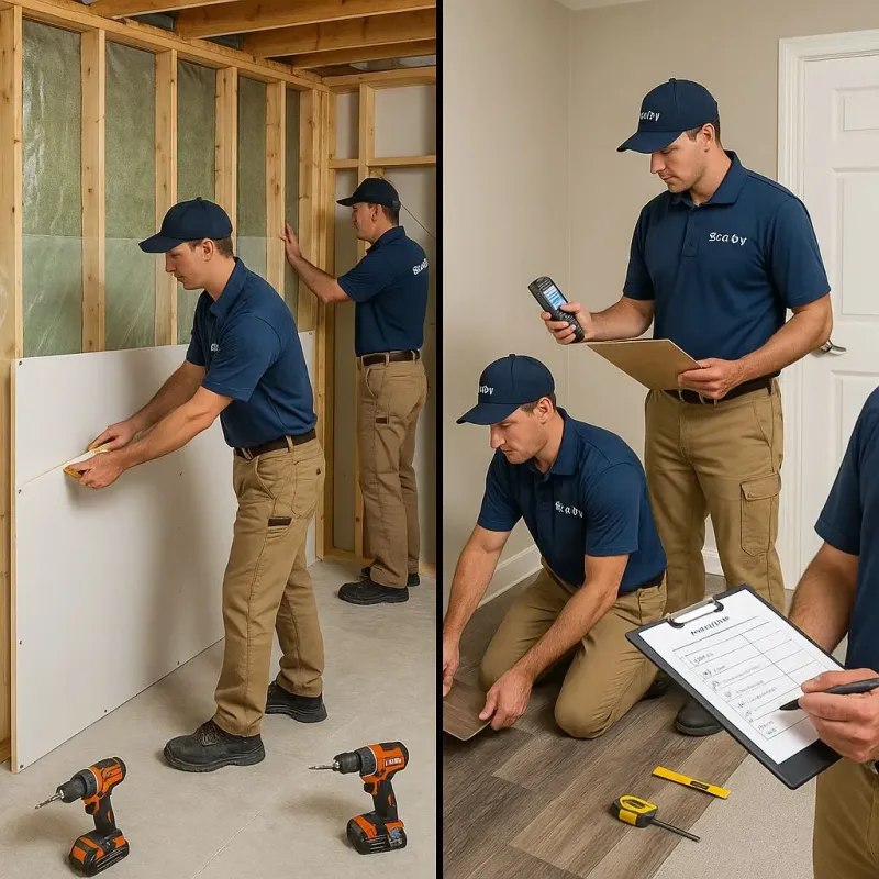 Repairs and Reconstruction process in Milford, OH